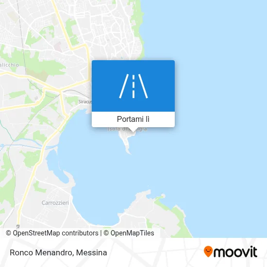 Mappa Ronco Menandro