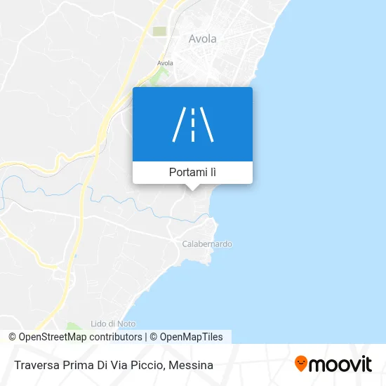 Mappa Traversa Prima Di Via Piccio