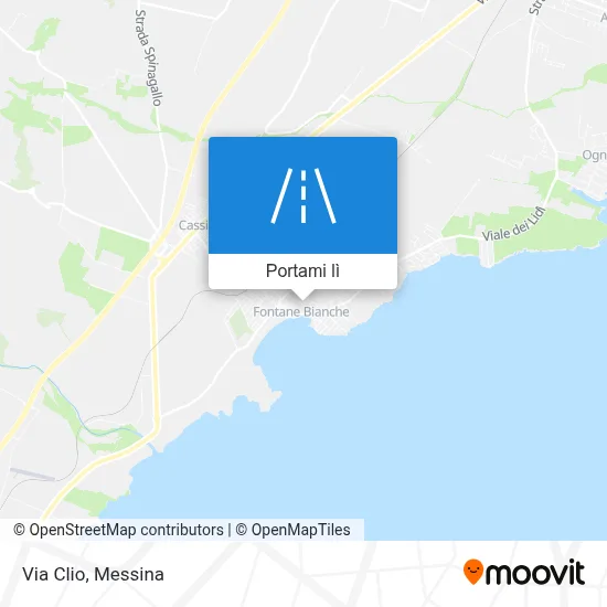 Mappa Via Clio