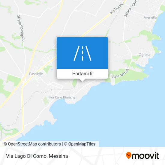 Mappa Via Lago Di Como