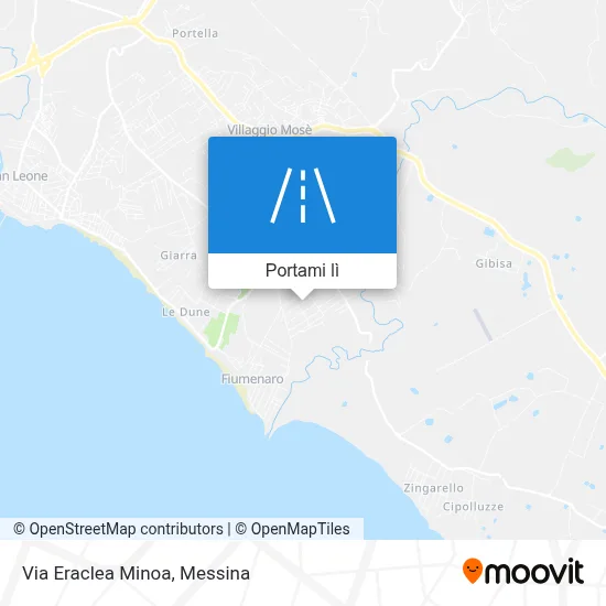 Mappa Via Eraclea Minoa