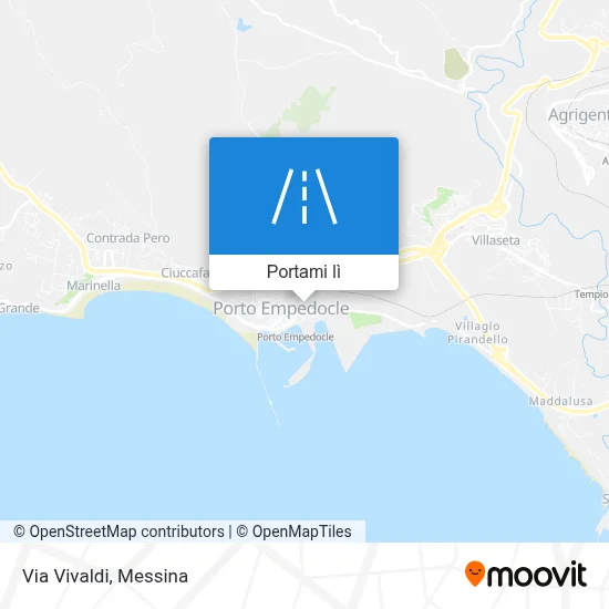 Mappa Via Vivaldi