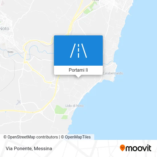 Mappa Via Ponente