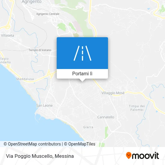 Mappa Via Poggio Muscello