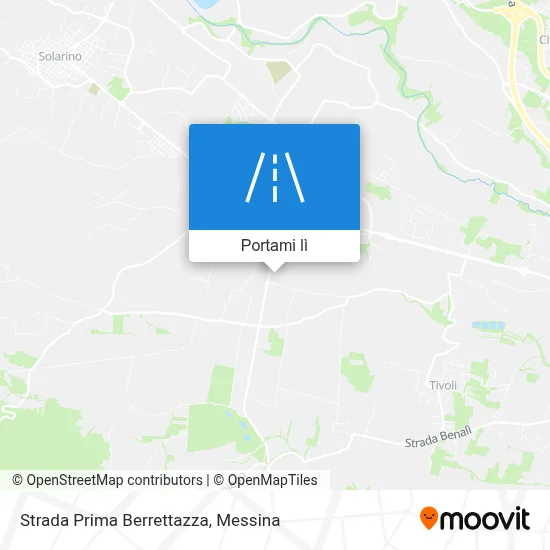 Mappa Strada Prima Berrettazza