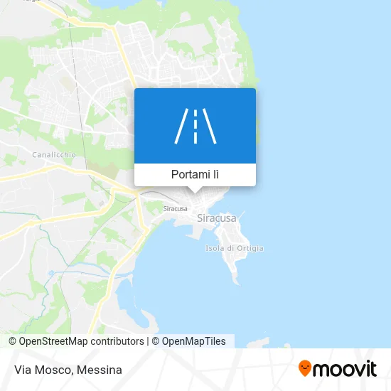 Mappa Via Mosco