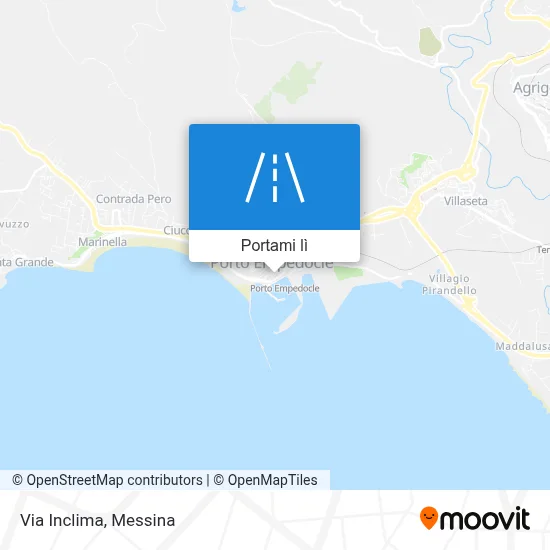 Mappa Via Inclima