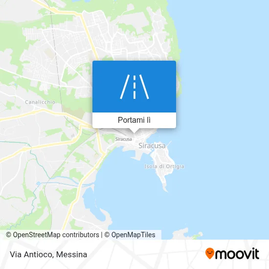 Mappa Via Antioco