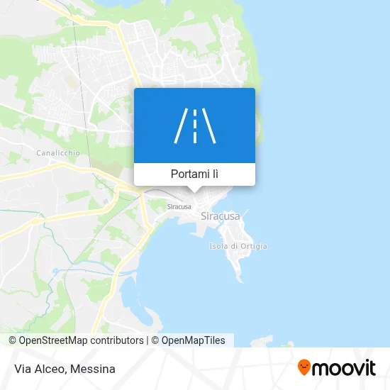 Mappa Via Alceo