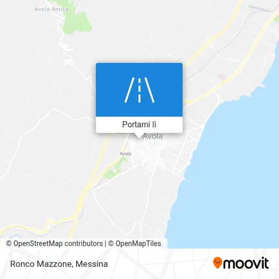 Mappa Ronco Mazzone