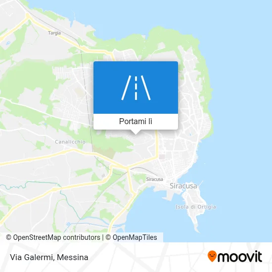 Mappa Via Galermi