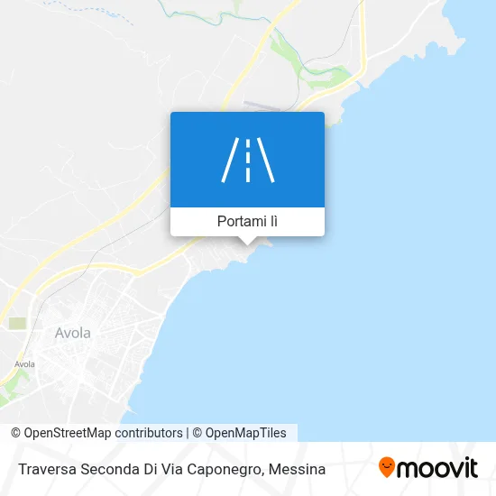 Mappa Traversa Seconda Di Via Caponegro