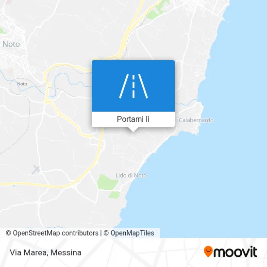 Mappa Via Marea