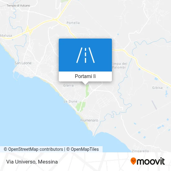 Mappa Via Universo