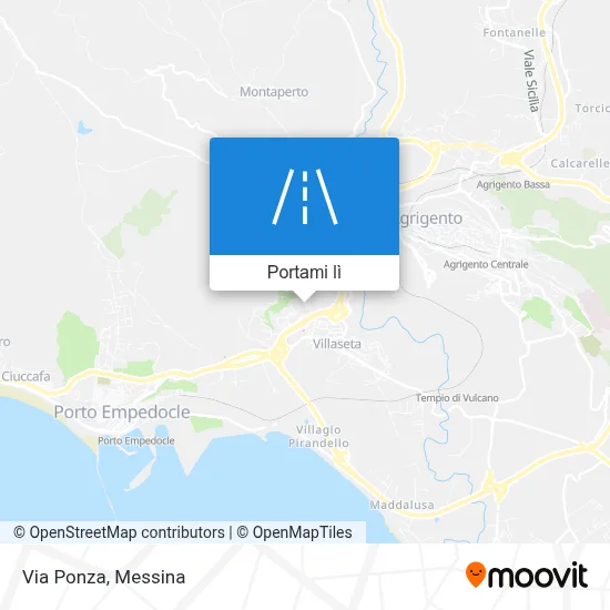 Mappa Via Ponza