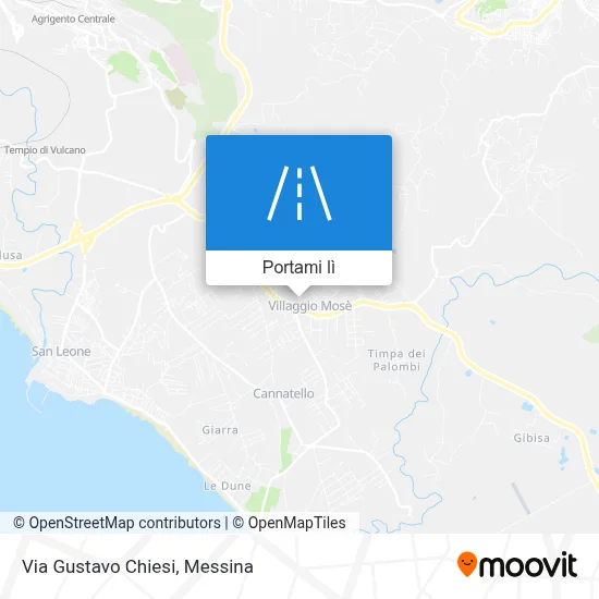 Mappa Via Gustavo Chiesi