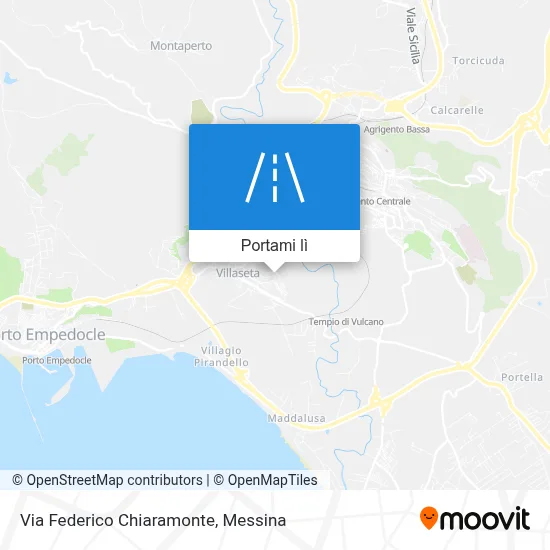 Mappa Via Federico Chiaramonte