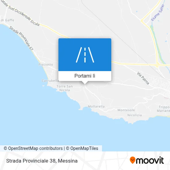 Mappa Strada Provinciale 38