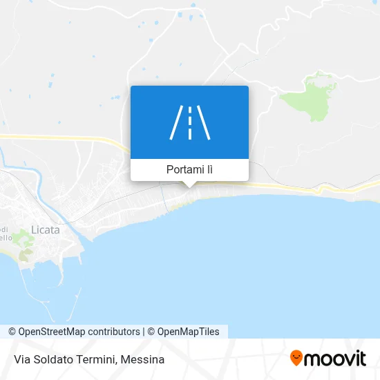 Mappa Via Soldato Termini
