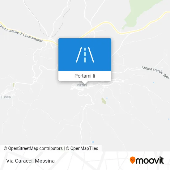 Mappa Via Caracci
