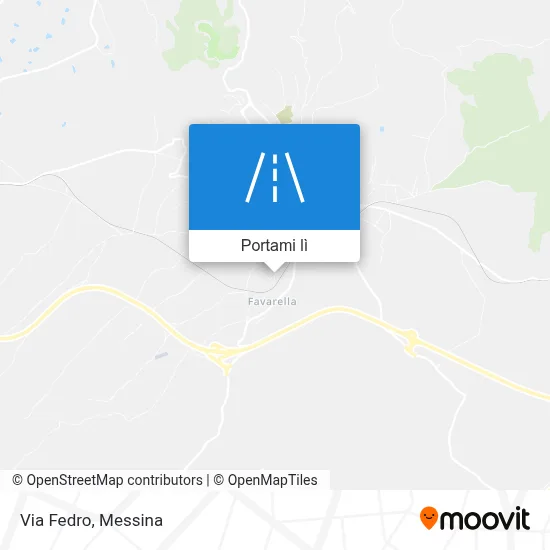 Mappa Via Fedro