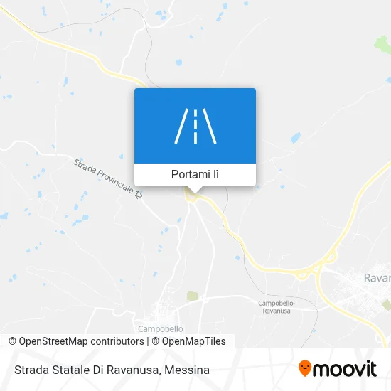 Mappa Strada Statale Di Ravanusa