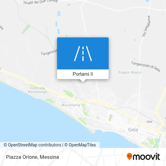 Mappa Piazza Orione