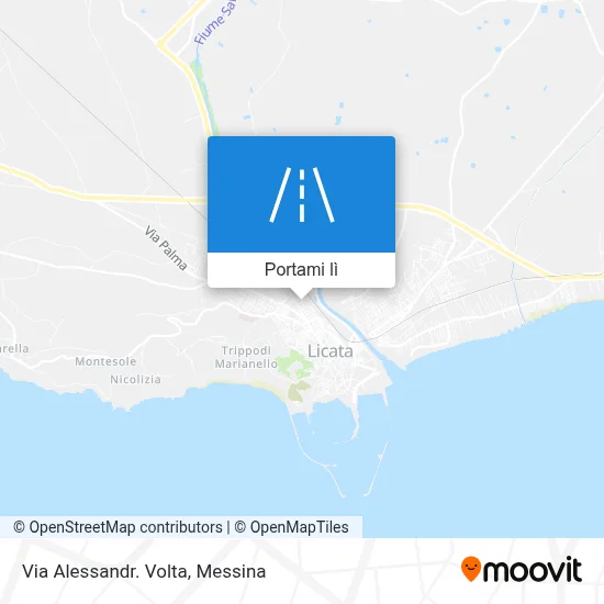 Mappa Via Alessandr. Volta