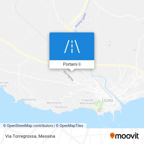 Mappa Via Torregrossa