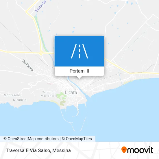 Mappa Traversa E Via Salso
