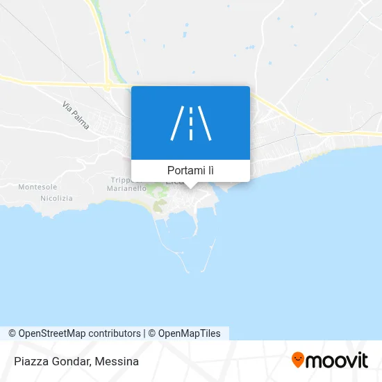 Mappa Piazza Gondar