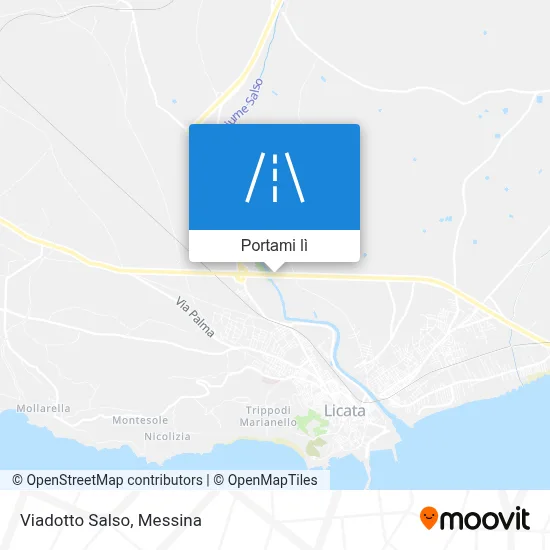Mappa Viadotto Salso