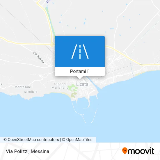 Mappa Via Polizzi