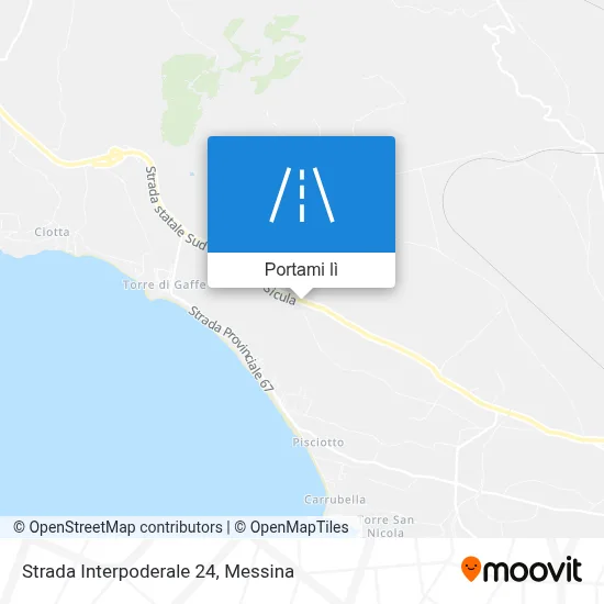 Mappa Strada Interpoderale 24