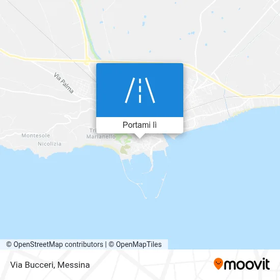 Mappa Via Bucceri