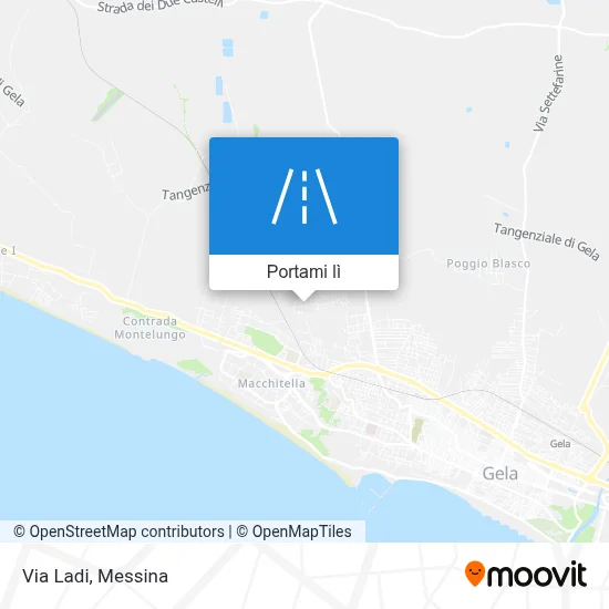 Mappa Via Ladi