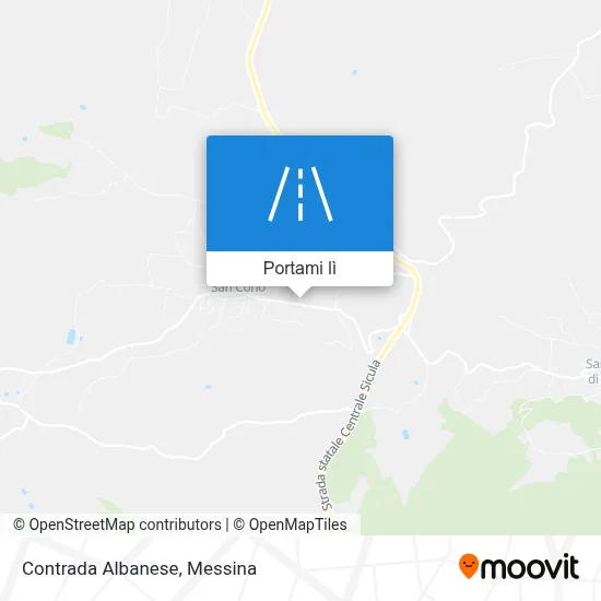 Mappa Contrada Albanese