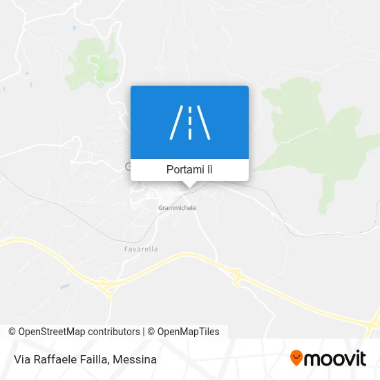 Mappa Via Raffaele Failla