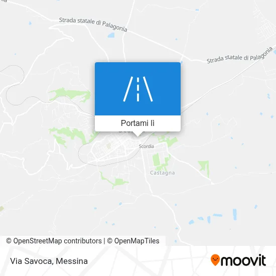 Mappa Via Savoca