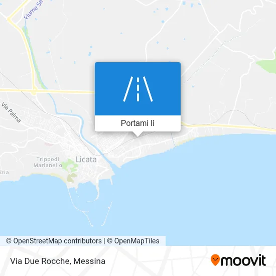 Mappa Via Due Rocche