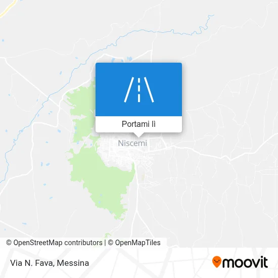 Mappa Via N. Fava