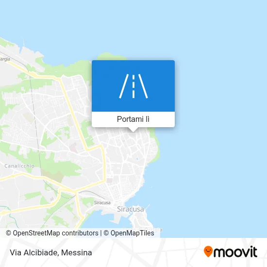 Mappa Via Alcibiade