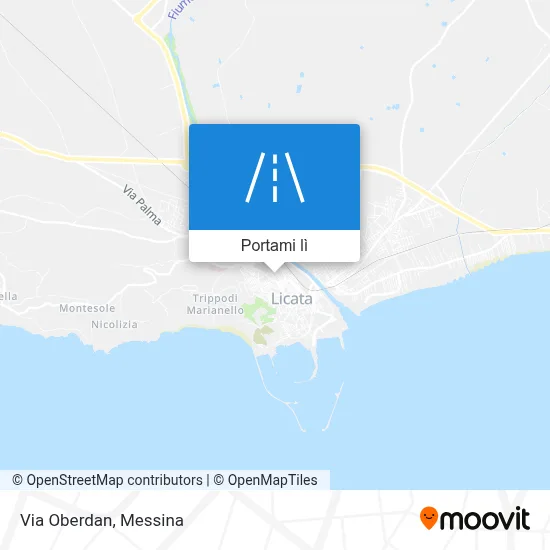 Mappa Via Oberdan