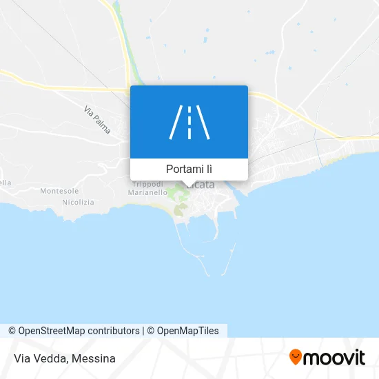 Mappa Via Vedda