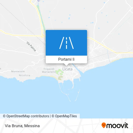 Mappa Via Bruna