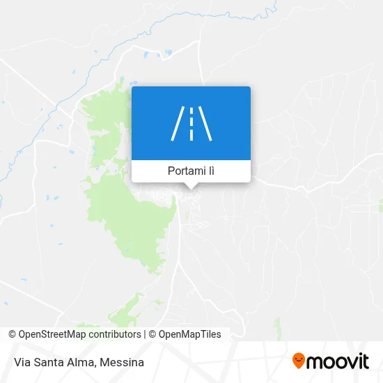 Mappa Via Santa Alma