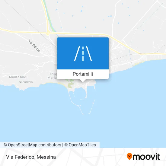 Mappa Via Federico
