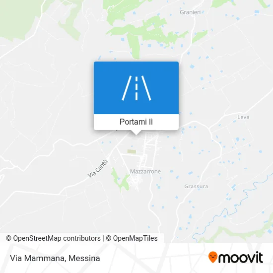 Mappa Via Mammana