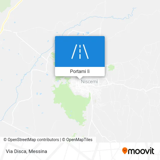 Mappa Via Disca
