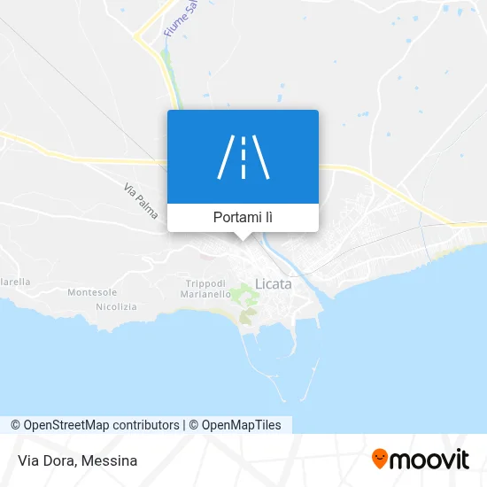 Mappa Via Dora